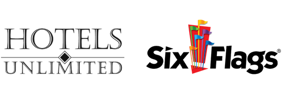 Six Flags Packages by Hotels Unlimited Logo